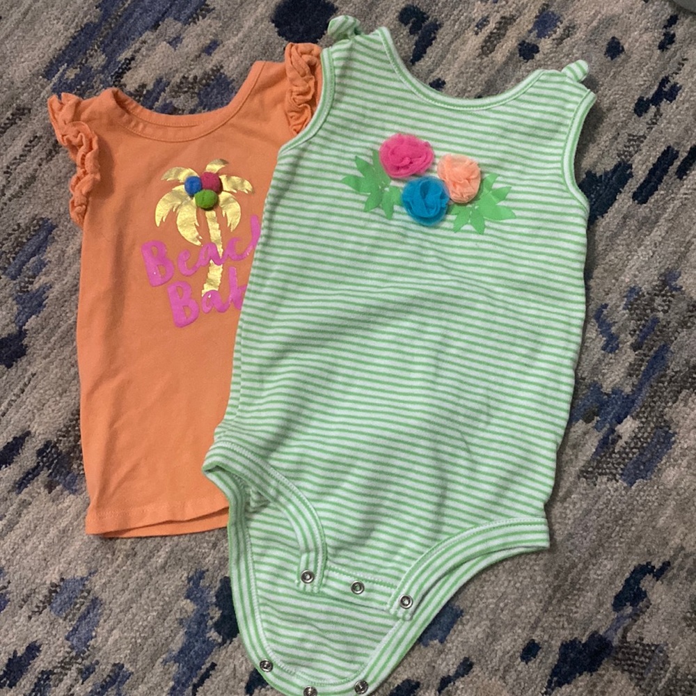 wonder nation 18m Summer Beach Girls 2 Piece Bundle